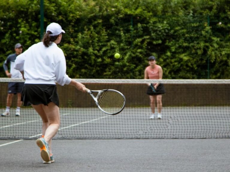 Adult tennis coaching