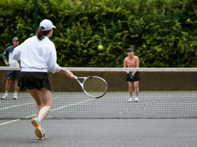 Adult tennis coaching